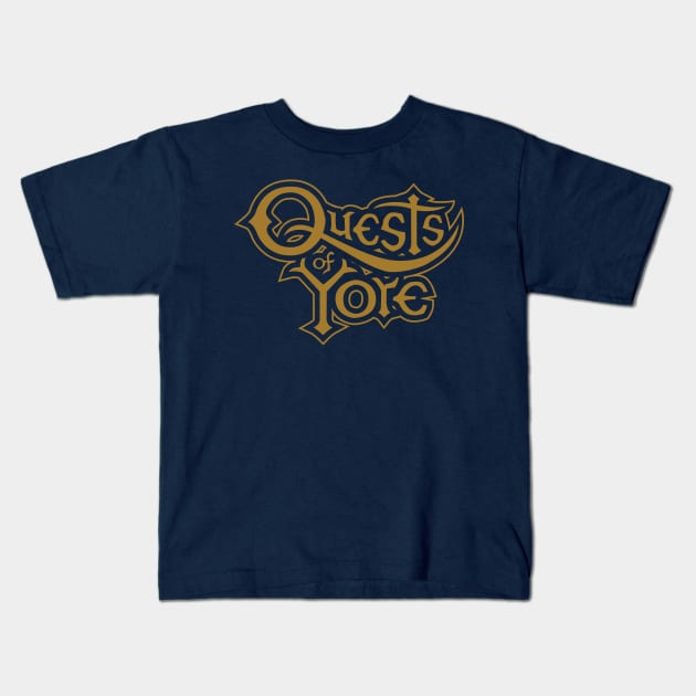 Quests of Yore Kids T-Shirt by MindsparkCreative